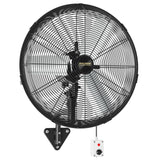 24'' AVUXOR Outdoor Wall Mount Fan, 4 Speed Oscillating Wall Fan with All Sealed Brushless DC Motor, Heavy Duty Industrial Fans, Waterproof Fans